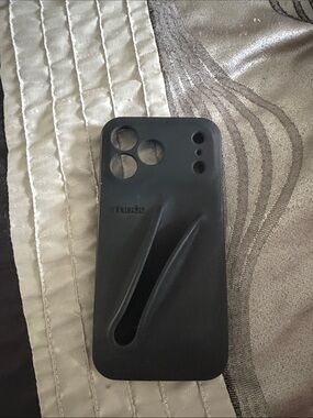 Rhode Black iPhone 17 pro max Camera Cutout Silicone Case